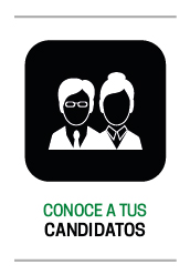 Conoce a tus candidatos