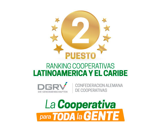 2do. lugar Ranking Cooperativas Latinoamérica y el Caribe