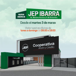 Inauguración AgenciaJEP Ibarra