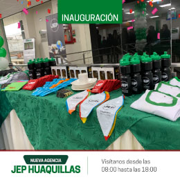 La Cooperativa JEP inaugura agencia en Huaquillas